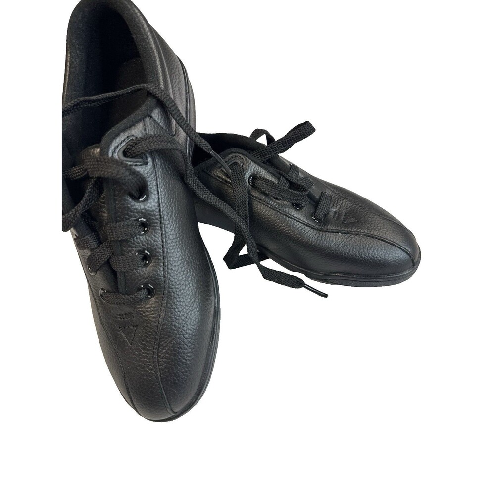 Easy Spirit ESAP1 Black  Leather Comfort Walking Shoes Size 6.5-2A US Women's